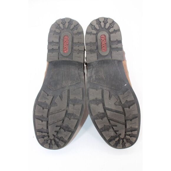 RIEKER Men's Sz 9.5US/43EU "Ron 83" Winter Boot Brown Double Zip - Picture 11 of 11